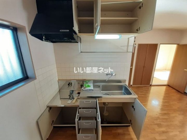 三重県伊賀市小田町(アパート)の賃貸物件のキッチン