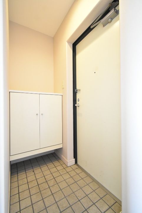 リテラス鹿屋弐番館の玄関