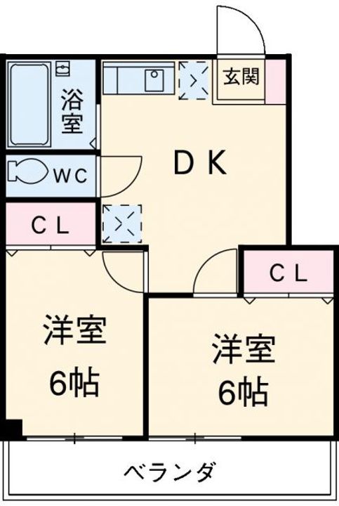 ハイツ田戸の間取り