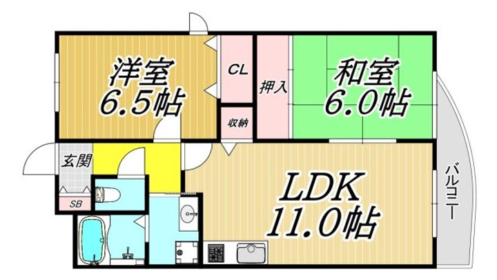 パティオIIの間取り