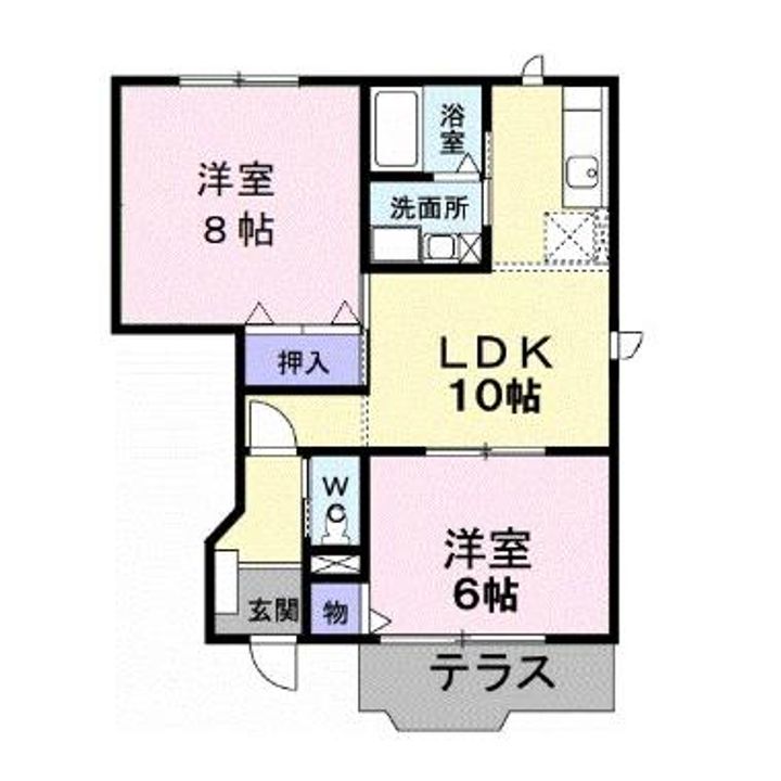 オランダ村Aの間取り