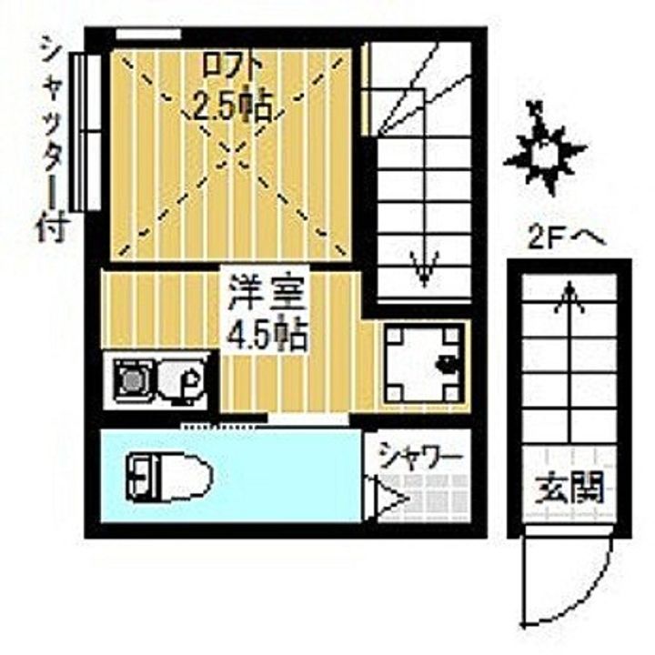 サークルハウス四つ木弐番館の間取り