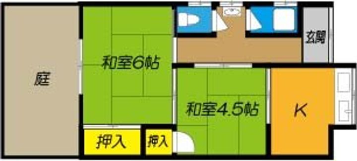 大阪府高槻市宮田町3(一戸建)の賃貸物件の間取り