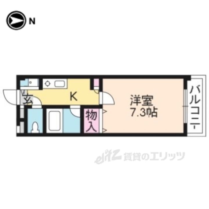 メイプル等持院の間取り