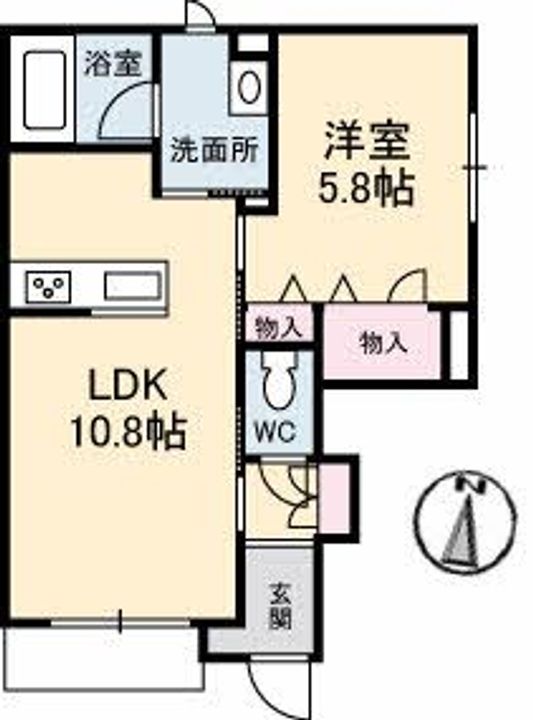 ハイマートKの間取り