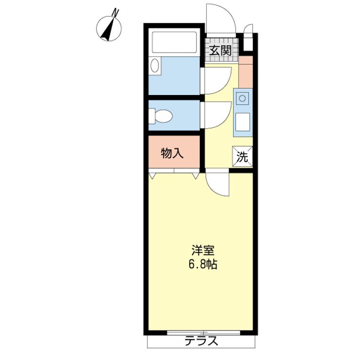 αNEXT前原第6の間取り