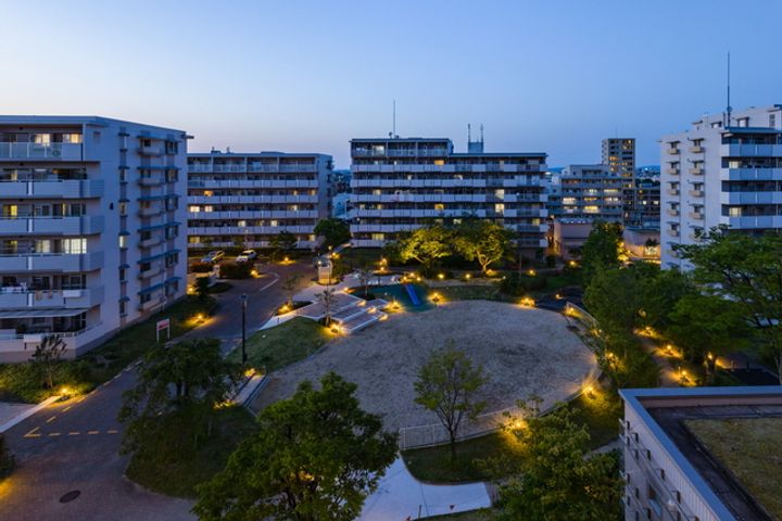 URアーバンラフレ虹ヶ丘中の地図