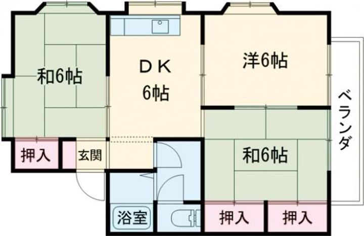 ガーデンハウスAの間取り