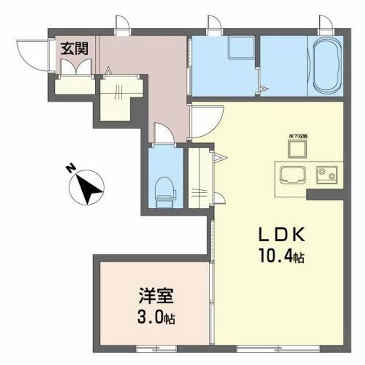 メゾンヴァリエIIの間取り