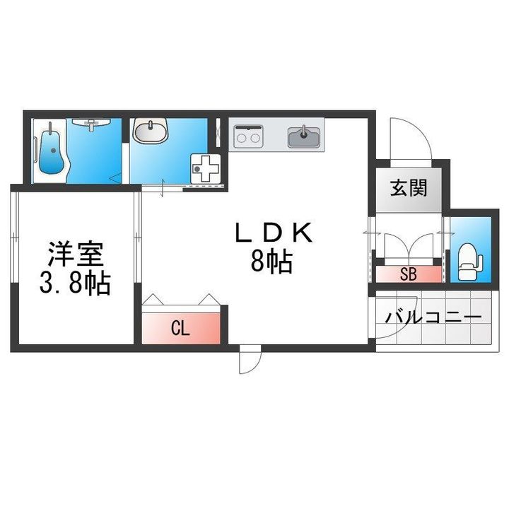 グローハイツ喜連サウスの間取り