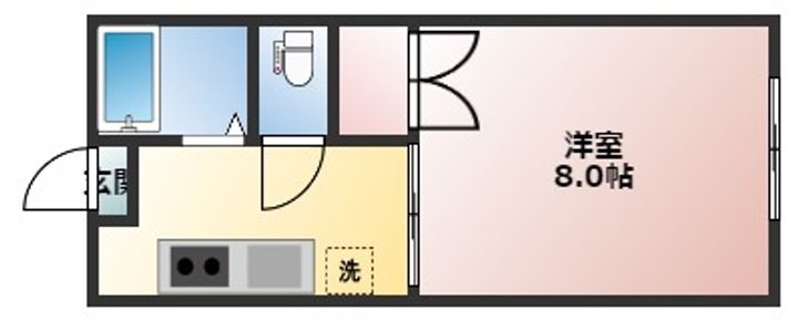 パールハイツBの間取り