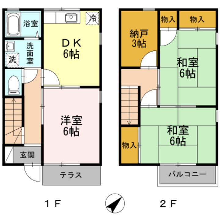 パールハイツの間取り