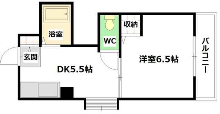 クレセントハウスの間取り