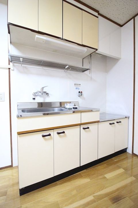 鹿児島県鹿児島市甲突町(マンション)の賃貸物件のキッチン
