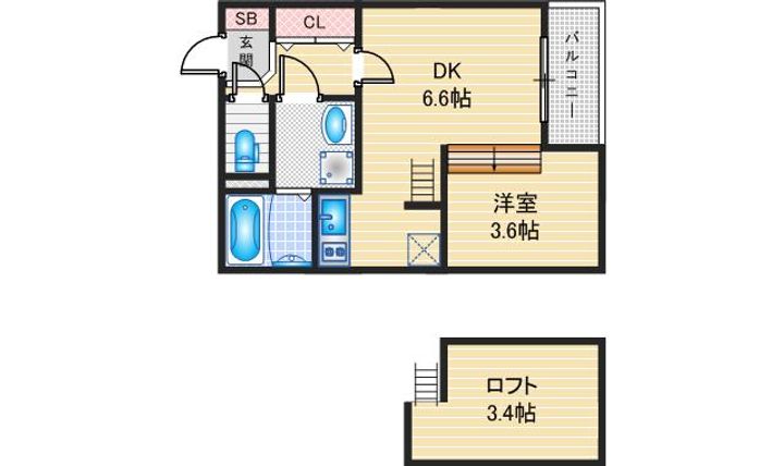 ONE HEARTの間取り