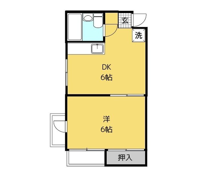 第3恵美寿コーポの間取り