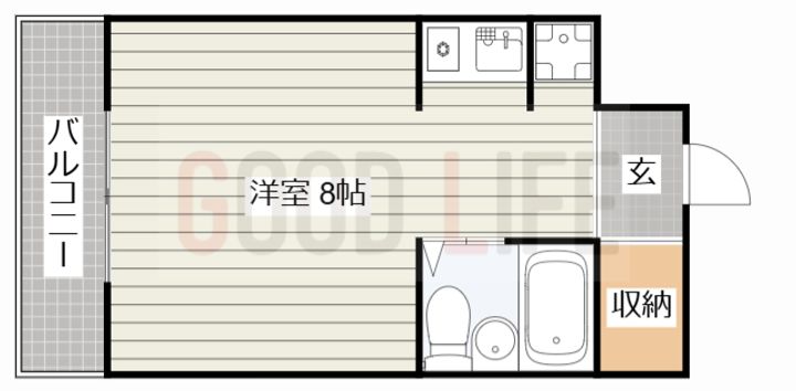兵庫県加古川市別府町別府(マンション)の賃貸物件の間取り