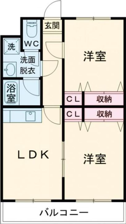 ヴェルディ羽川 C館の間取り
