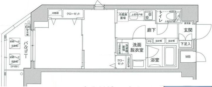 ティモーネグランデ町屋の間取り
