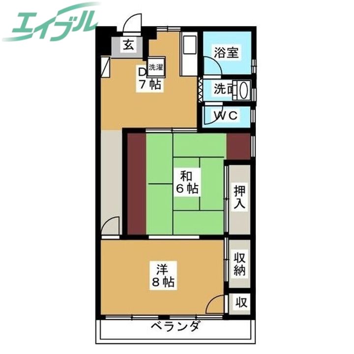 下田ビルの間取り