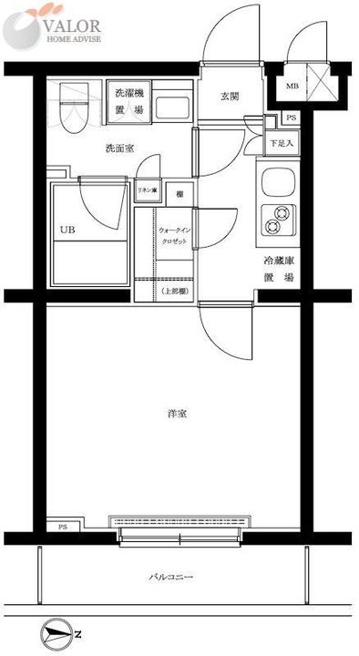ルーブル東蒲田八番館の間取り