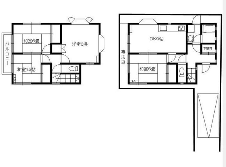 東京都大田区池上1(一戸建)の賃貸物件の間取り