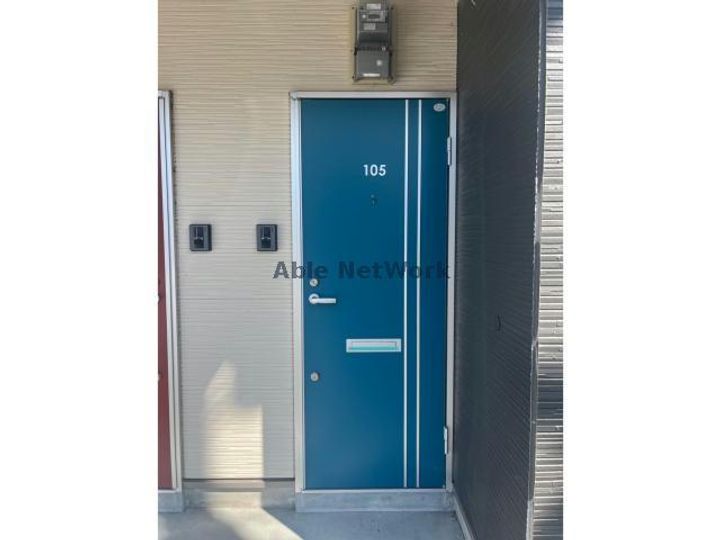 宮崎県北諸県郡三股町大字樺山(アパート)の賃貸物件の玄関