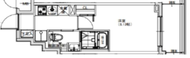 神奈川県横浜市南区浦舟町5(マンション)の賃貸物件の間取り
