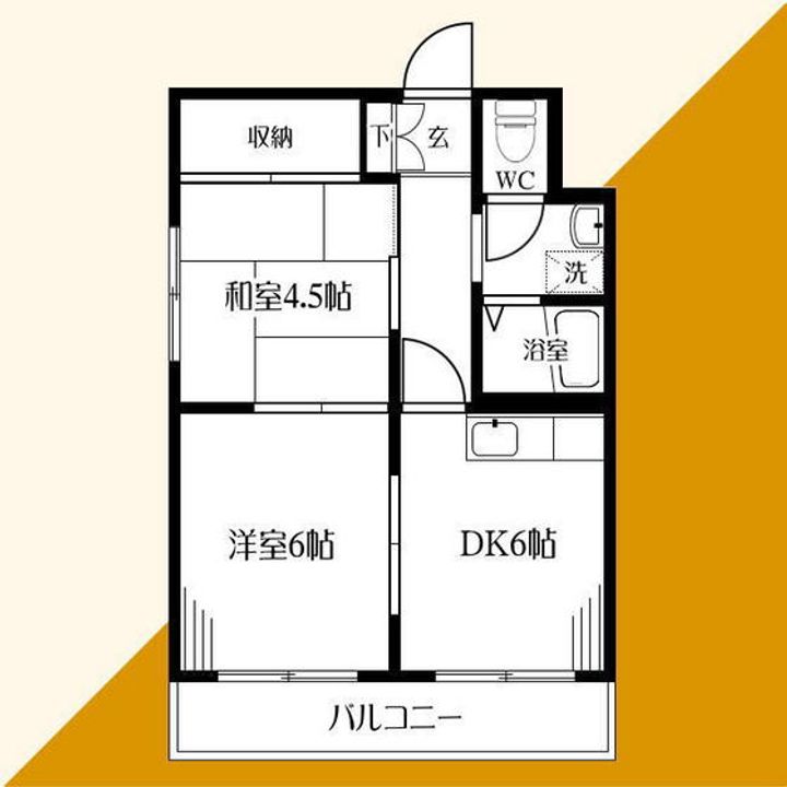 ロベリア九番館の間取り