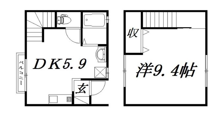 静岡県浜松市中央区富塚町(一戸建)の賃貸物件の間取り