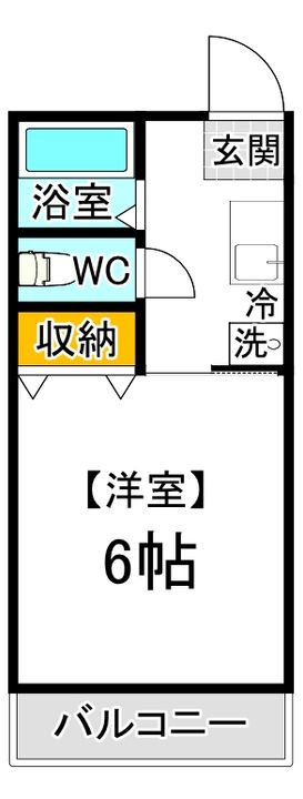 アンダンテ田中B棟の間取り