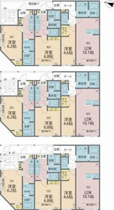 東京都八王子市台町2(アパート)の賃貸物件の間取り