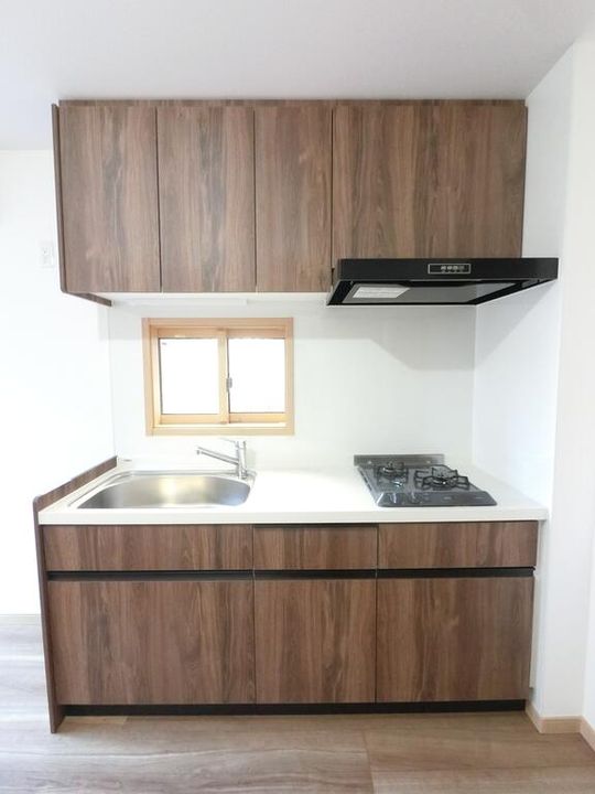 神奈川県川崎市高津区新作6(アパート)の賃貸物件のキッチン