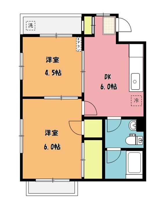 埼玉県上尾市愛宕3(マンション)の賃貸物件の間取り
