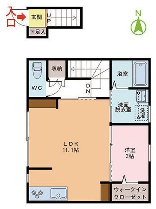 INTEGRAL寅国の間取り