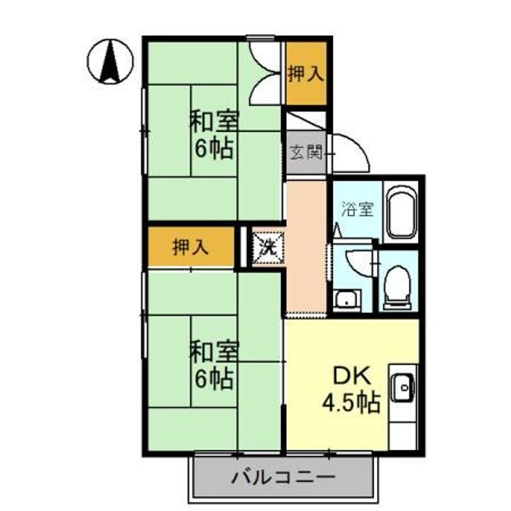 グレイス松井の間取り
