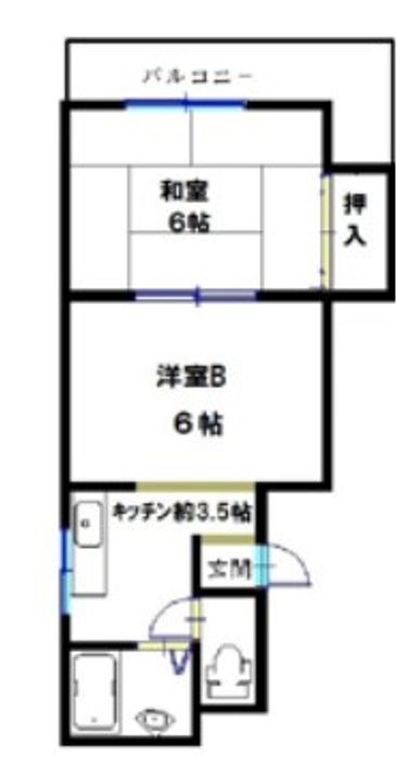 ダイワ第三マンションの間取り