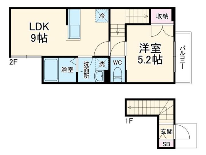 Est Collina(エスト コッリーナ)の間取り