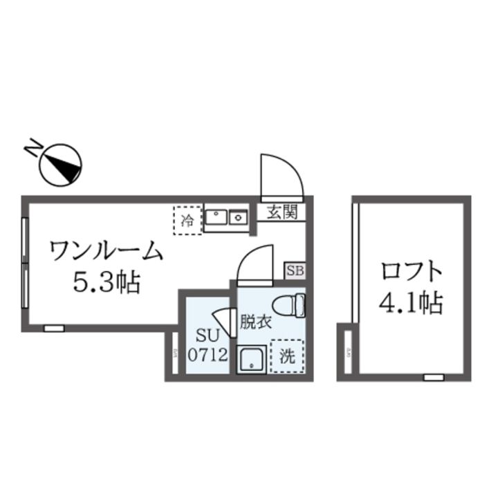 ハーモニーテラス中台の間取り