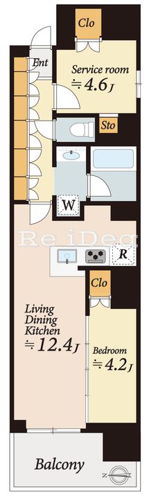 ラグゼナ八王子寺町の間取り