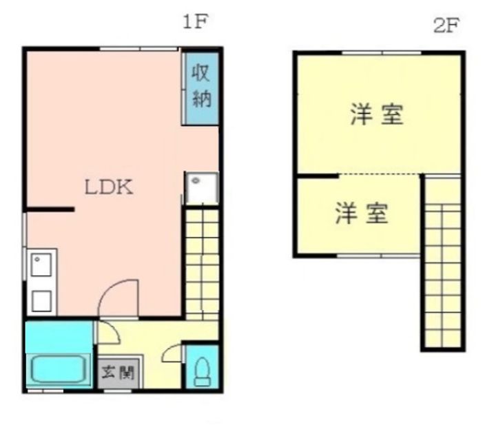 広島県安芸高田市吉田町吉田(一戸建)の賃貸物件の間取り