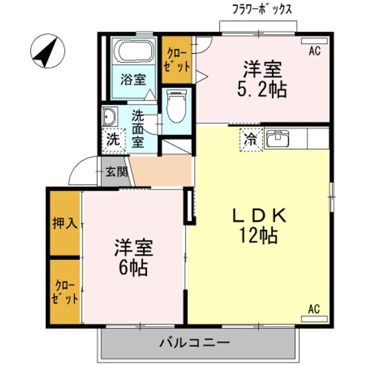 サントソラルの間取り