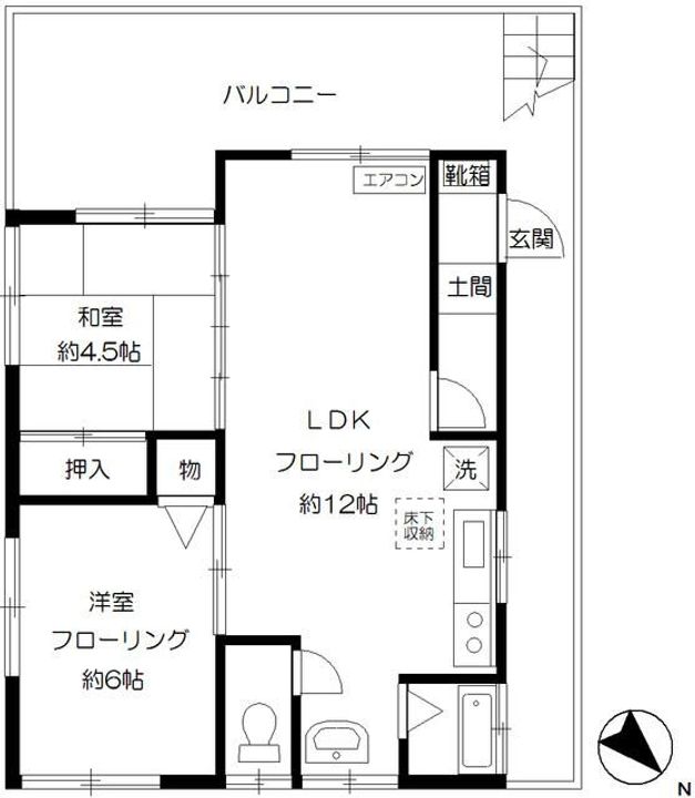 エスコートハウスの間取り
