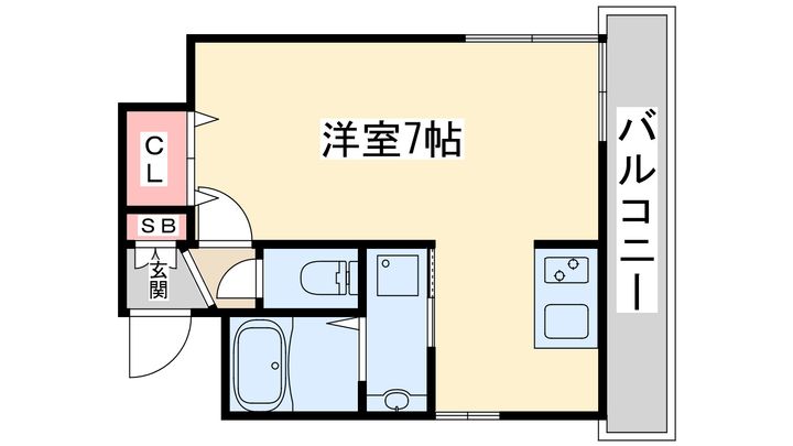 オーキッドレジデンス塚本の間取り