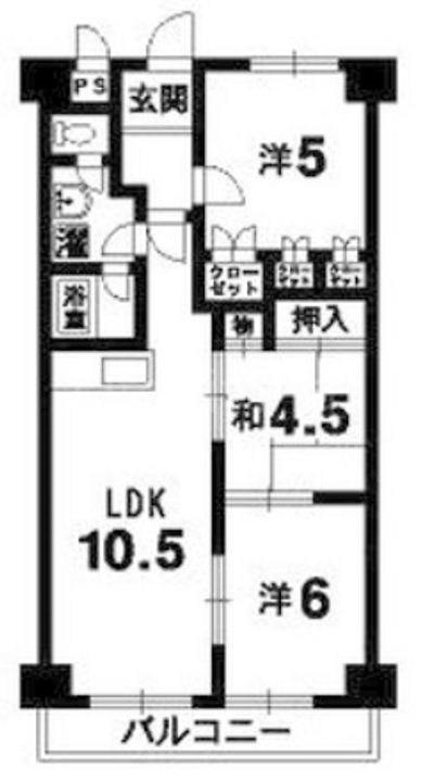 第17柴田マンションの間取り