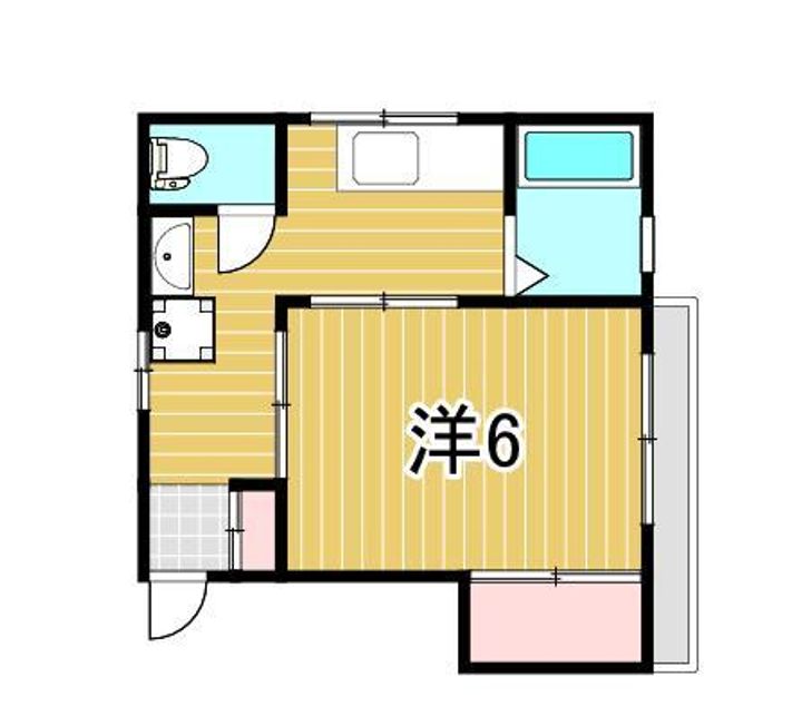 フジメイツNO.2の間取り