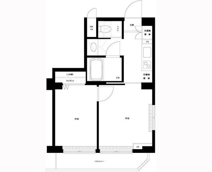 東京都品川区中延2(マンション)の賃貸物件の間取り