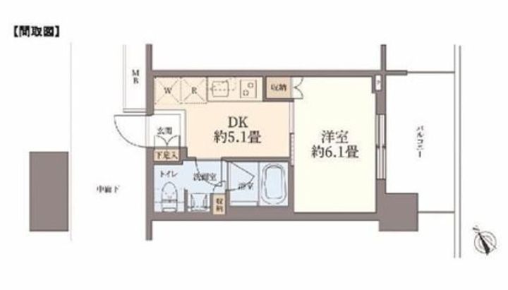Brillia Tower 浜離宮の間取り