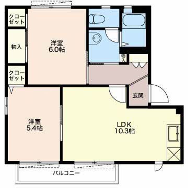 ラプラス植松5の間取り