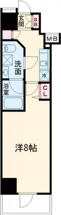 メインステージ入谷IVの間取り
